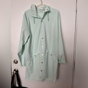 Rains rain coat in mint L